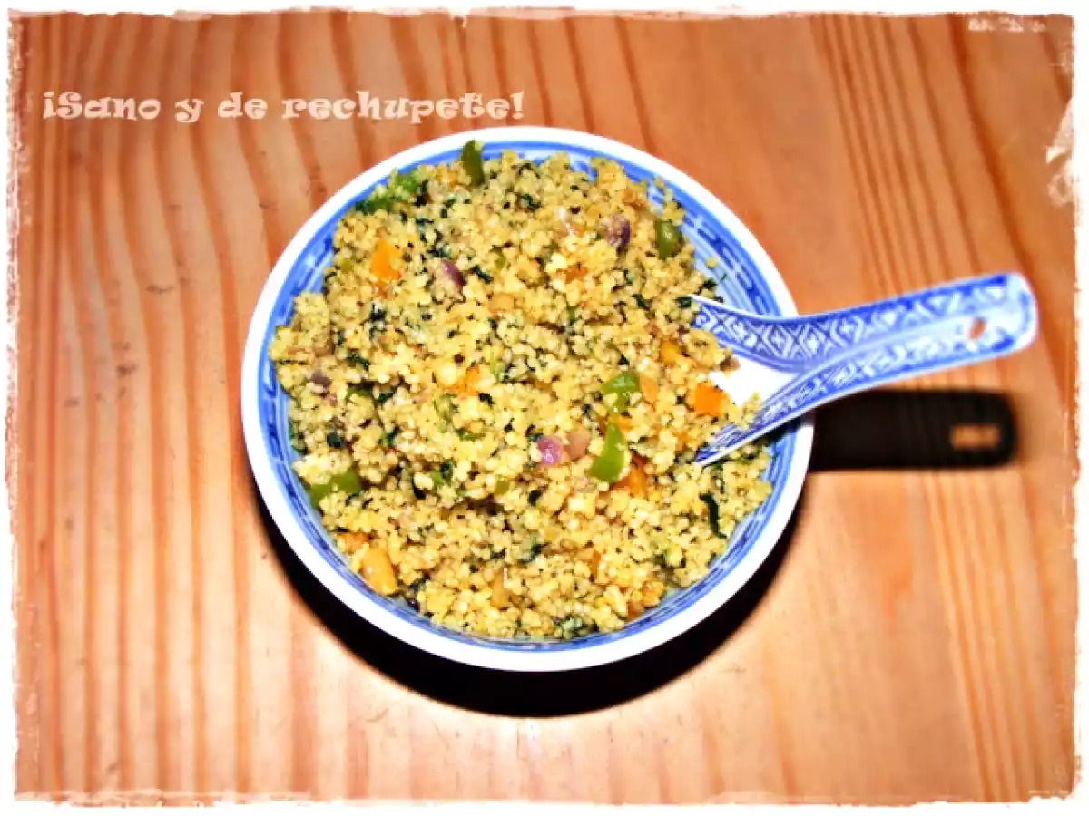 Cuscús con espinacas - foto 2