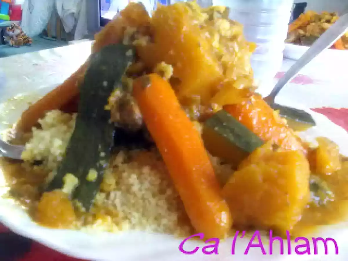 Cuscus con pollo y verduras
