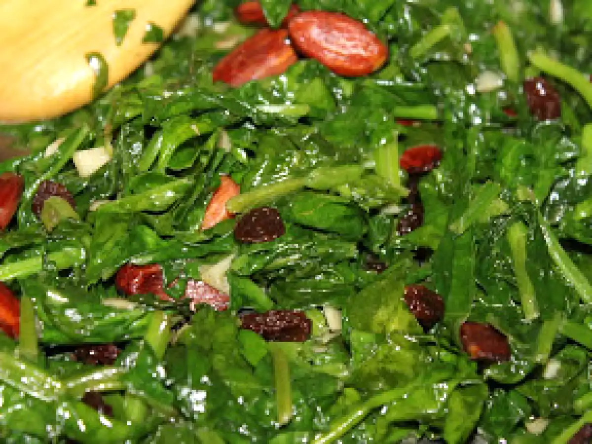 Cuscús de espinacas y ensalada - foto 5