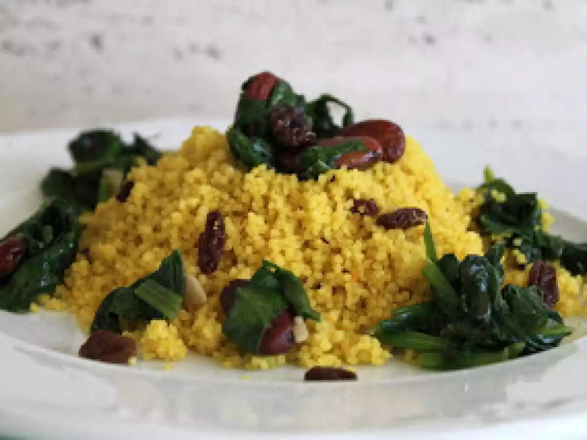 Cuscús de espinacas y ensalada - foto 6