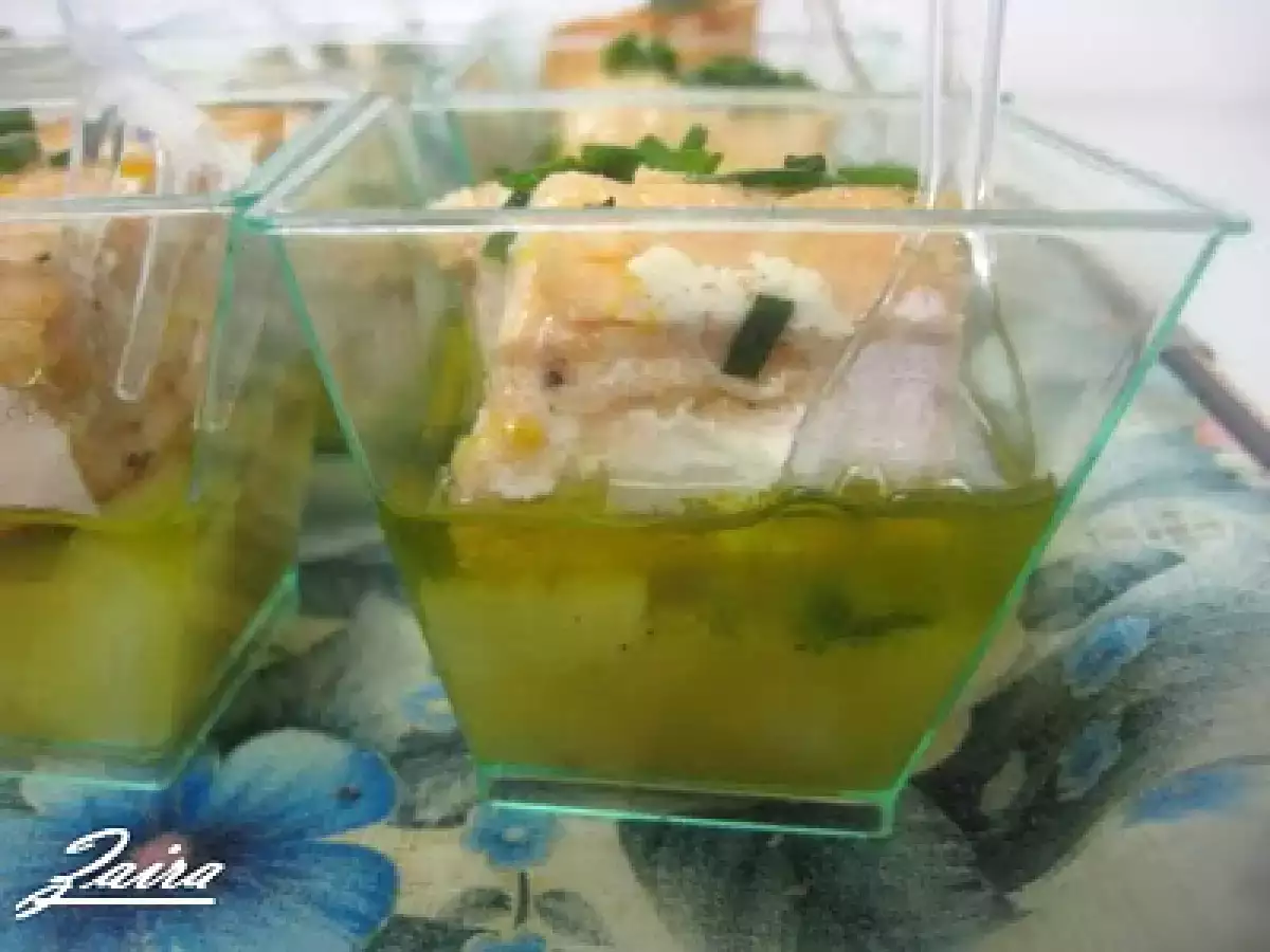 Daditos de salmón con vinagreta de piña, naranja y miel - foto 4