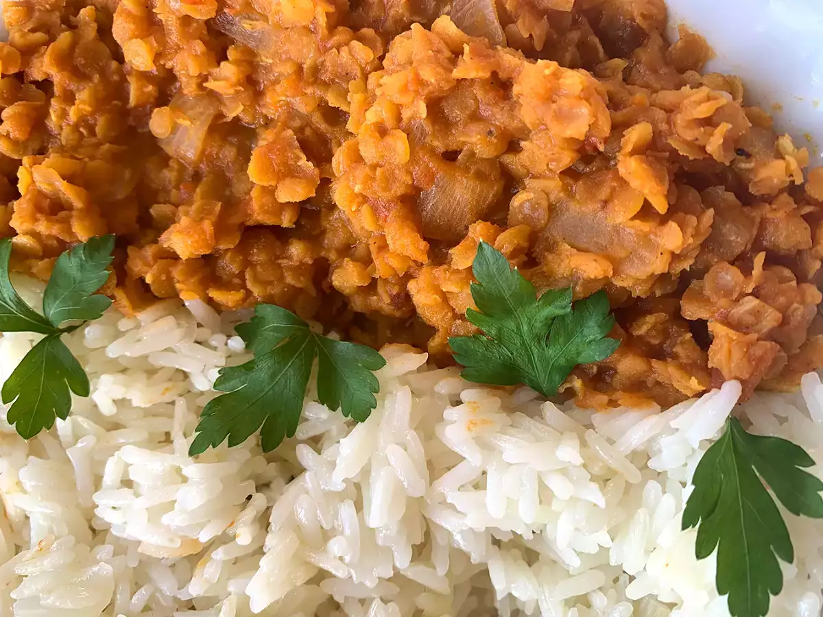 Dahl de lentejas coral - foto 3