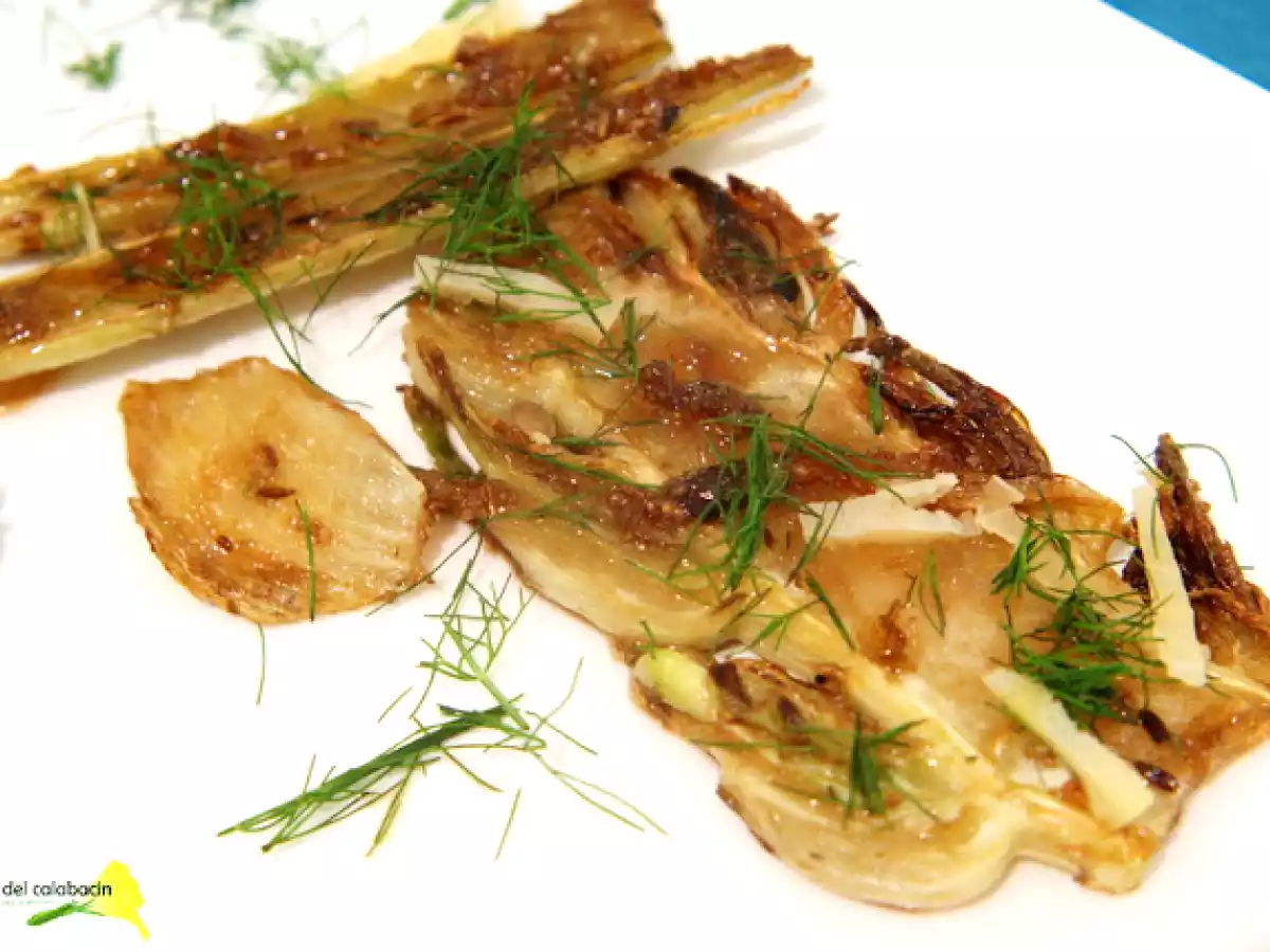 De la huerta a la mesa: hinojo caramelizado y ensalada de flores