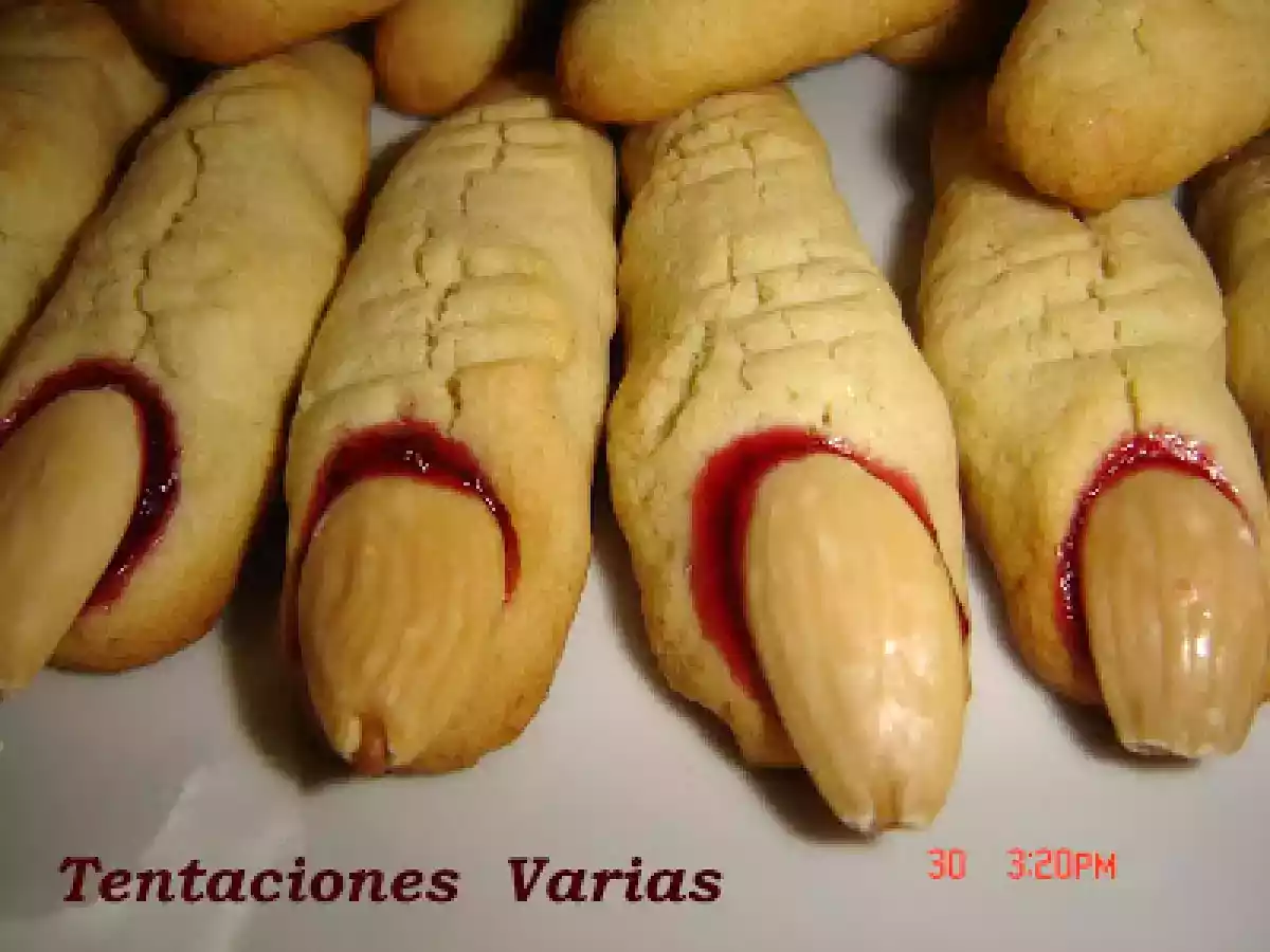 DEDOS DE BRUJA (GALLETAS DE HALLOWEEN)