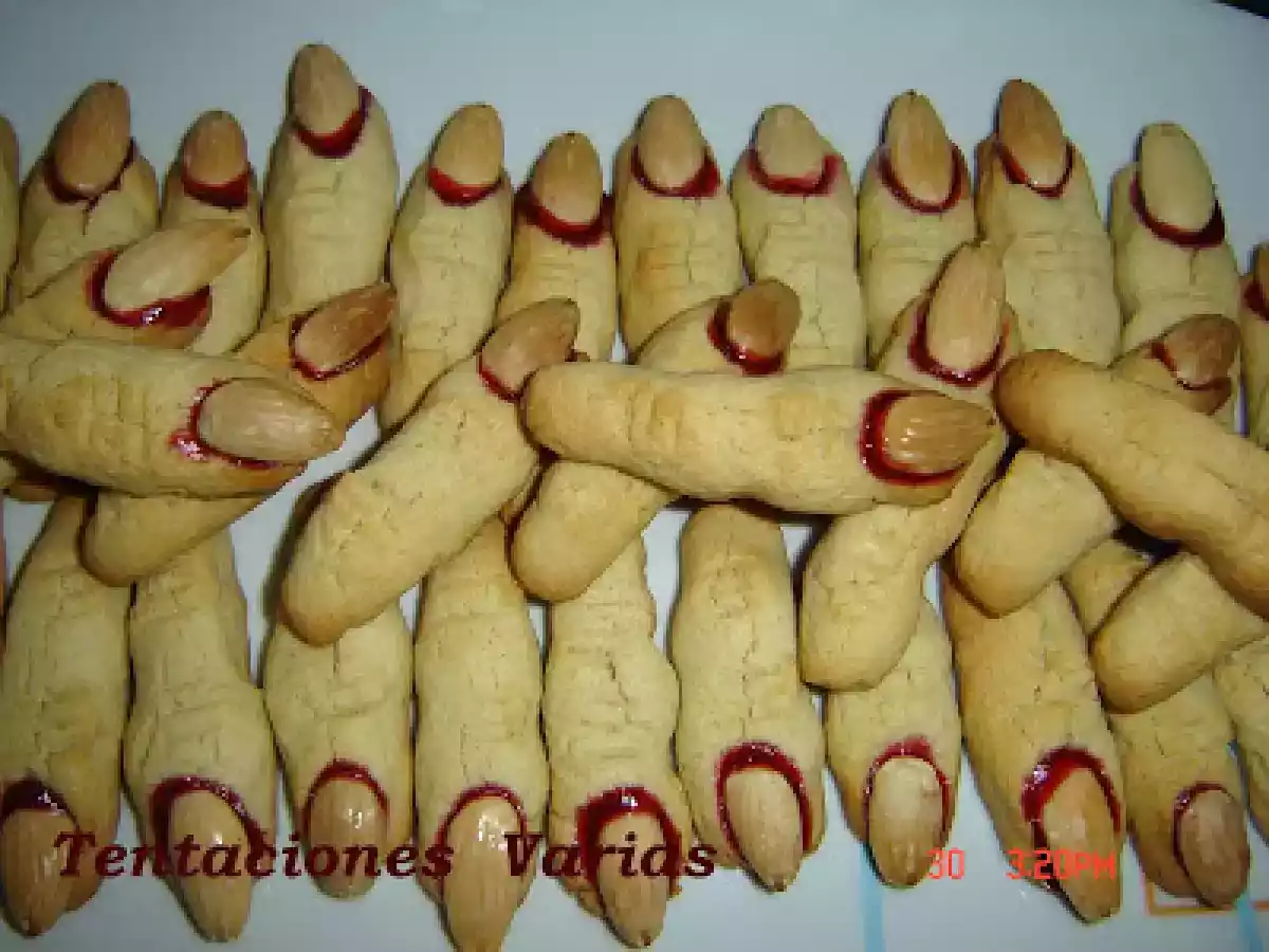 DEDOS DE BRUJA (GALLETAS DE HALLOWEEN) - foto 2