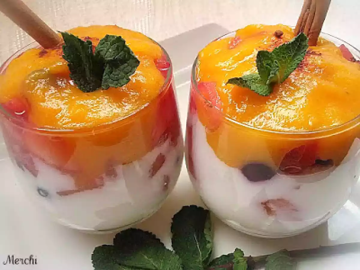 Delicia cremosa de mango y yogur - foto 2