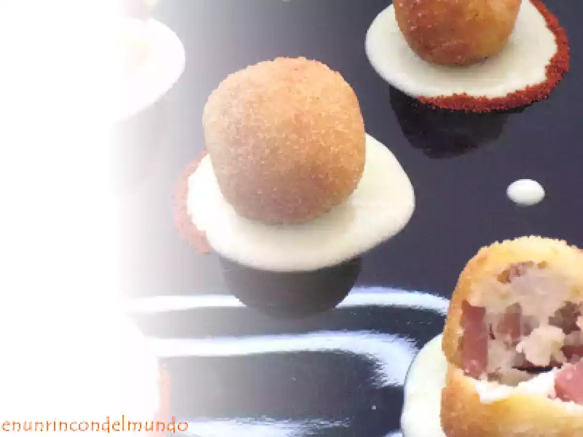 Delicias de jamón ibérico con crema de lechuga - foto 3