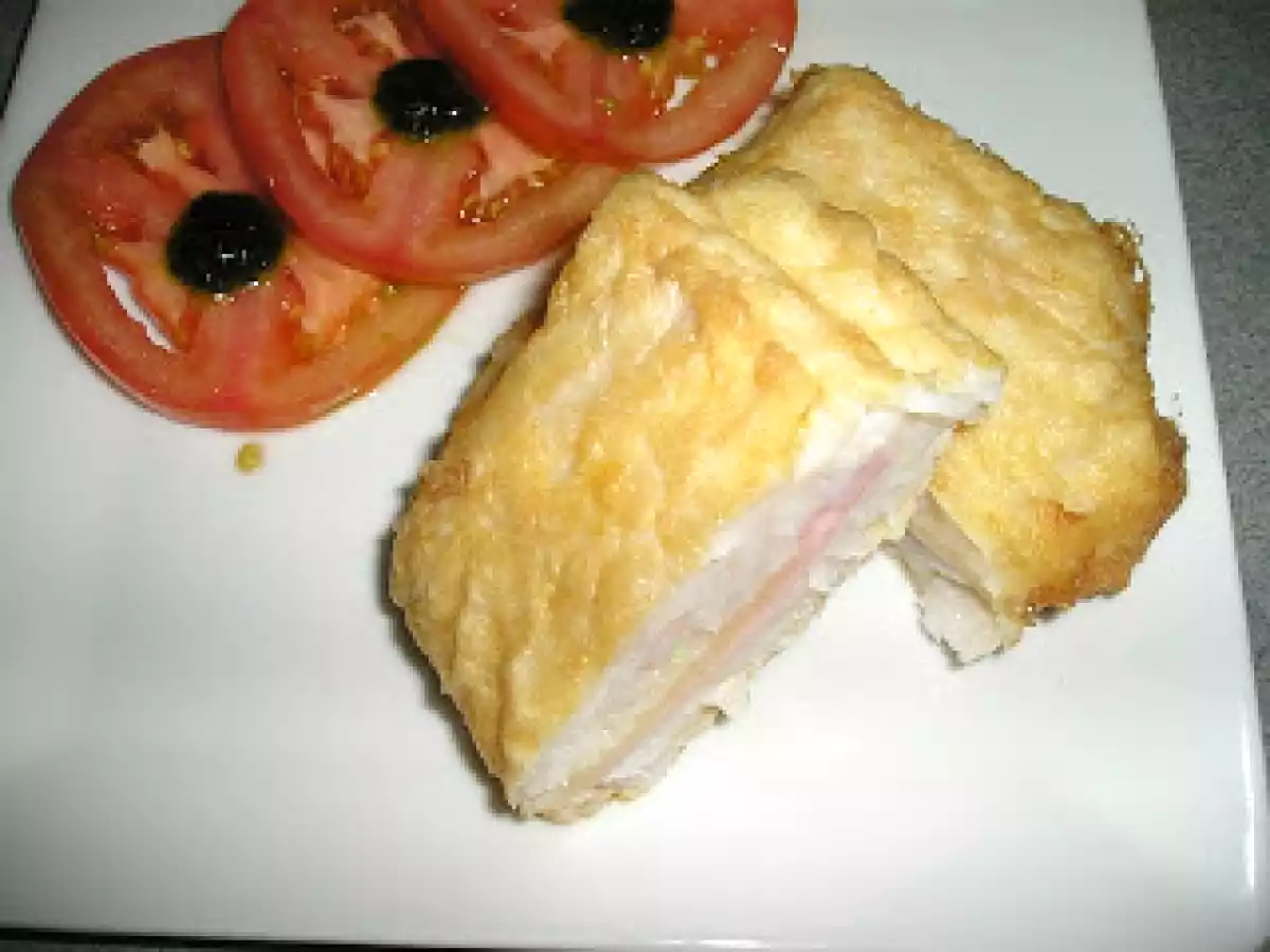 Delicias de merluza rellena de jamón y queso - foto 2