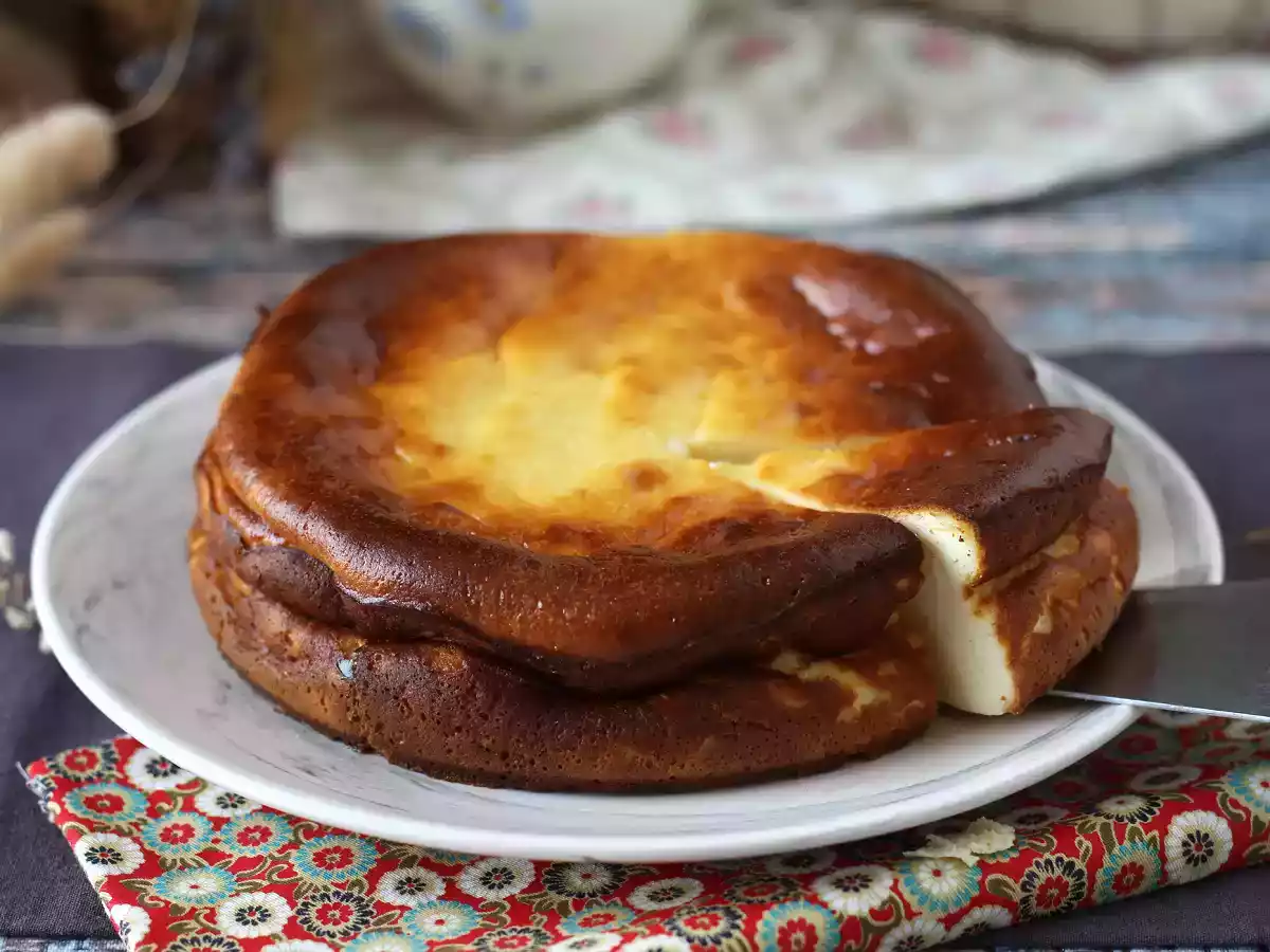 Delicioso cheesecake sin masa ¡súper fácil de hacer!