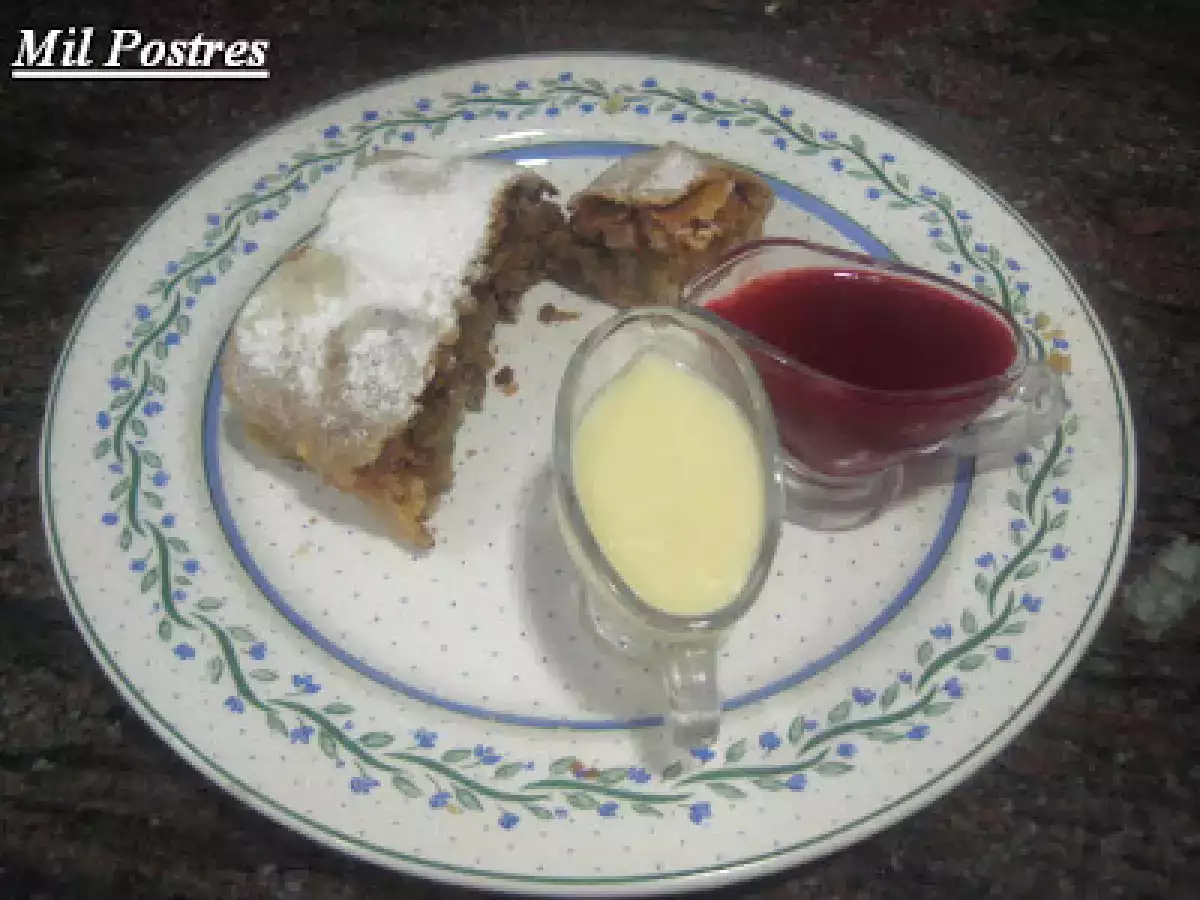 Desafío mayo Daring Bakers: Strudel de manzana, apple strudel o apfelstrudel - foto 2