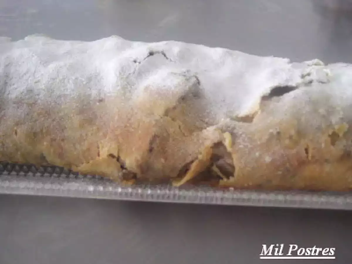 Desafío mayo Daring Bakers: Strudel de manzana, apple strudel o apfelstrudel - foto 4