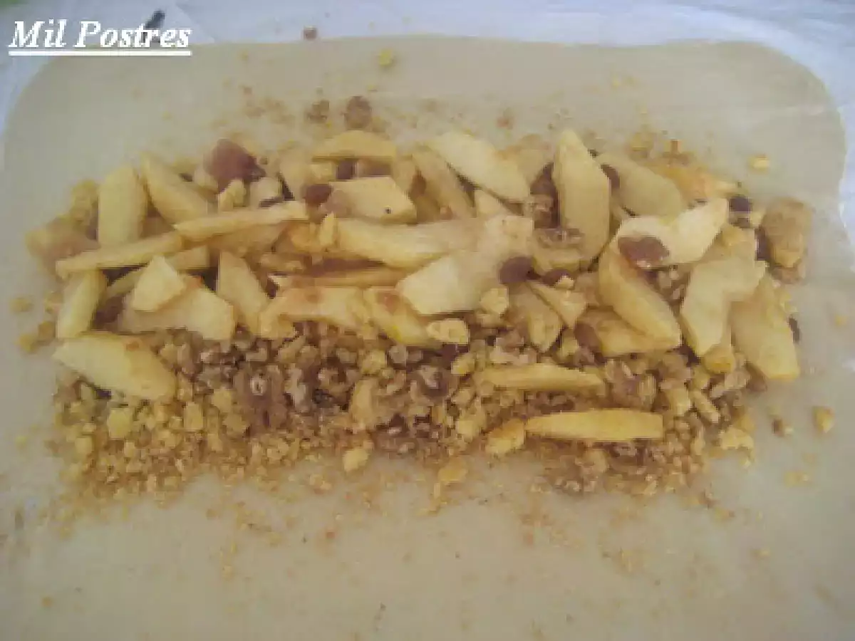 Desafío mayo Daring Bakers: Strudel de manzana, apple strudel o apfelstrudel - foto 8