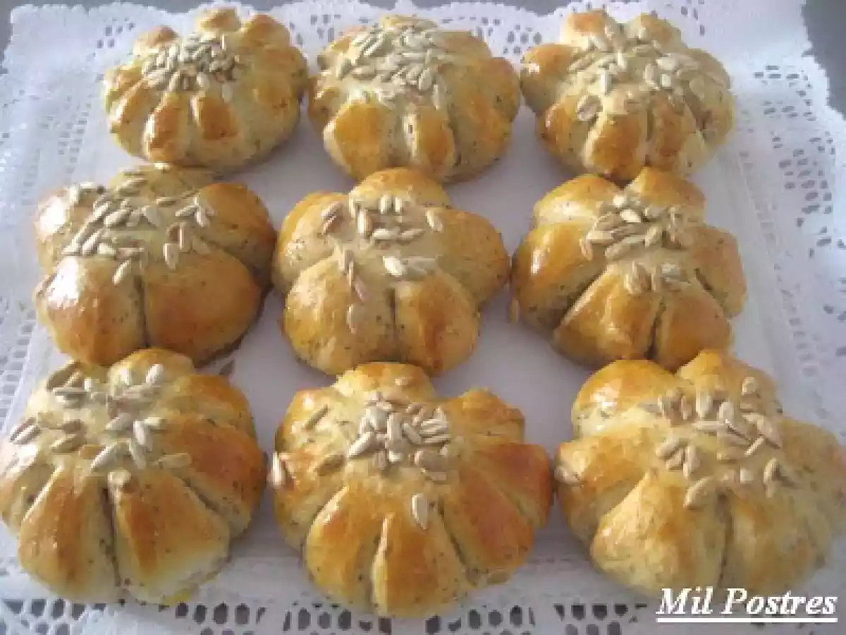 Día mundial del pan: Margaritas de pan de semillas y pipas de girasol - foto 2