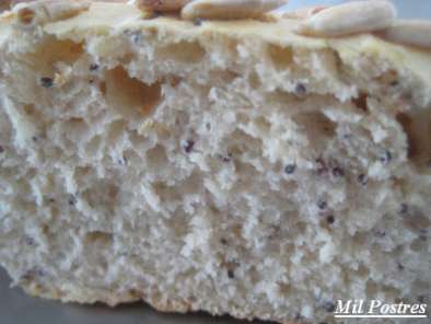 Día mundial del pan: Margaritas de pan de semillas y pipas de girasol - foto 3