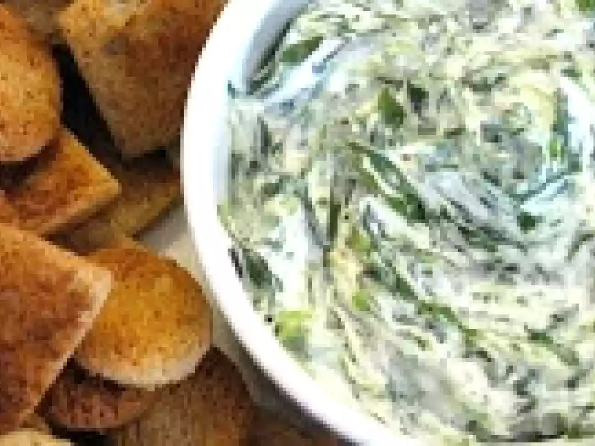 DIP de espinaca