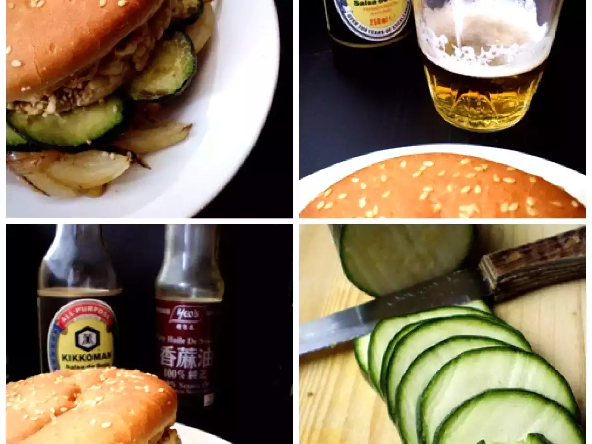 Domingo cena: hamburguesa a la japonesa