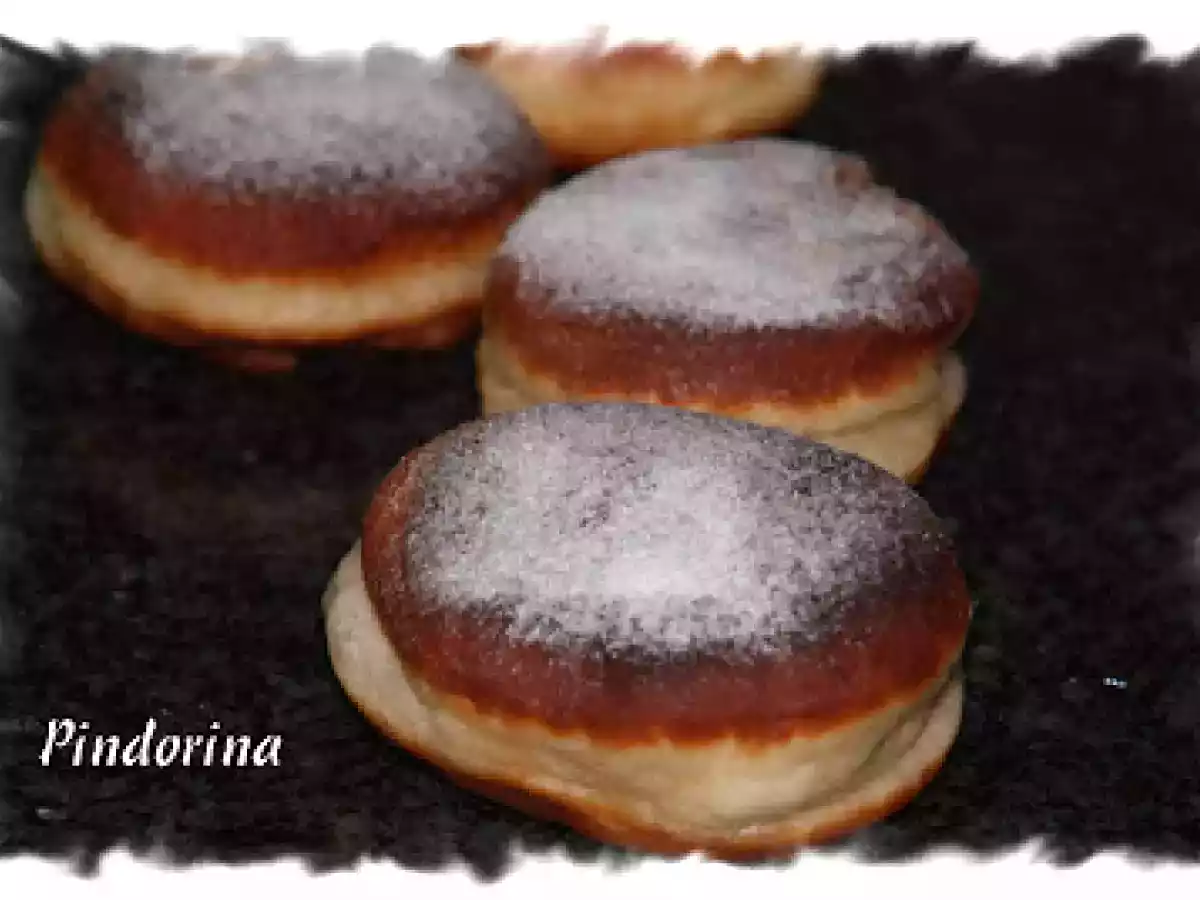 Donas de crema de avellanas