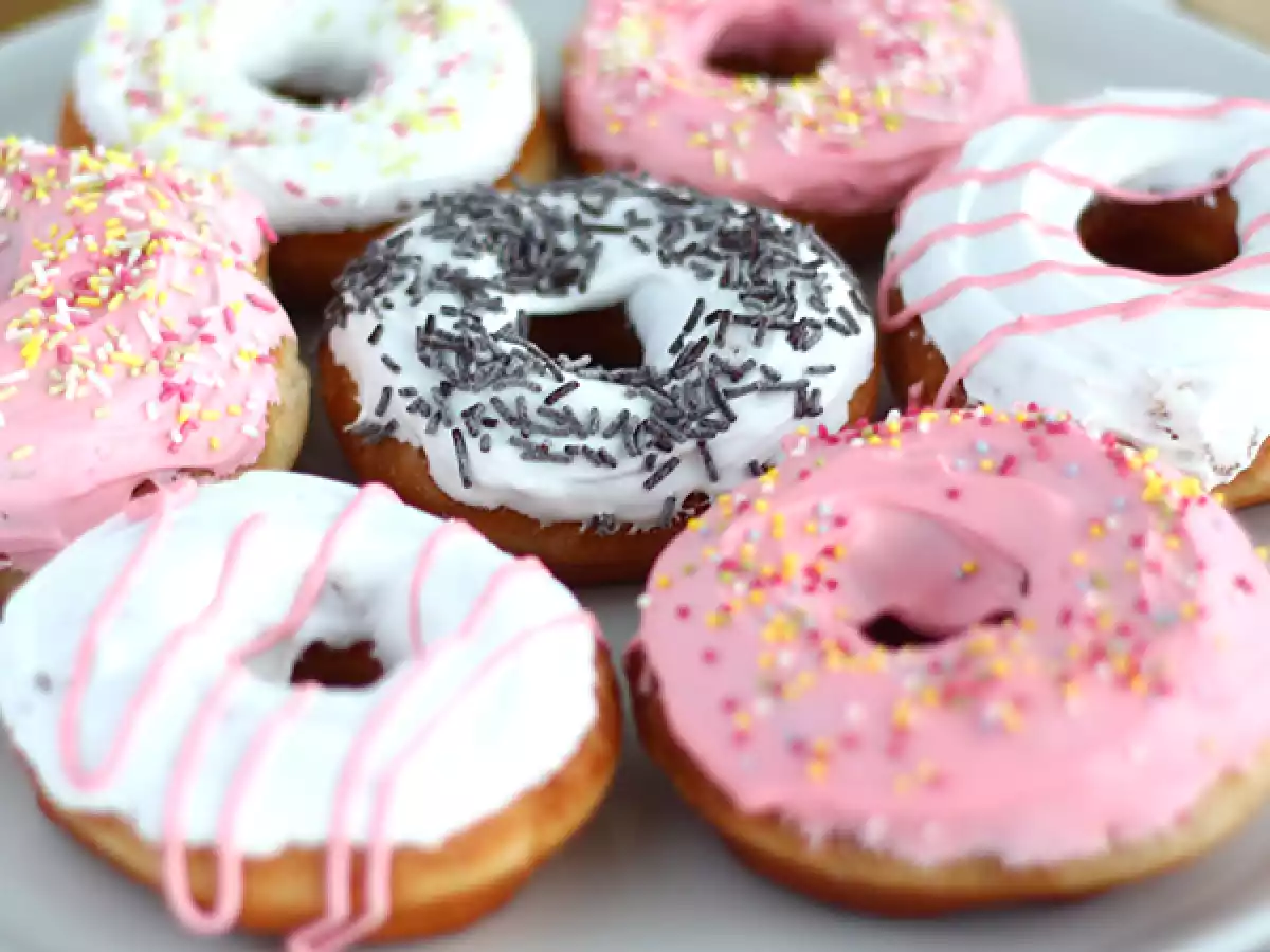 Donuts americanos con glaseado - foto 3