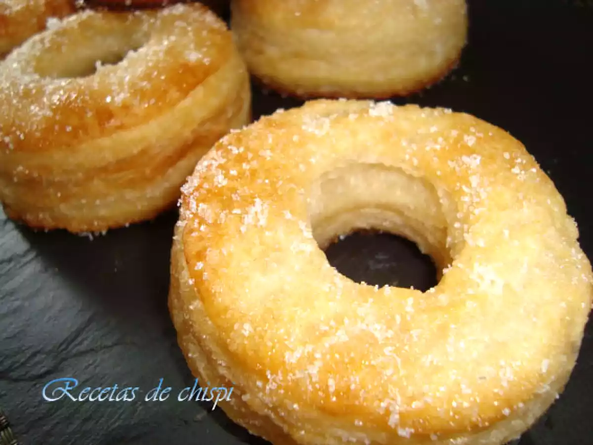Donuts de hojaldre de chispi