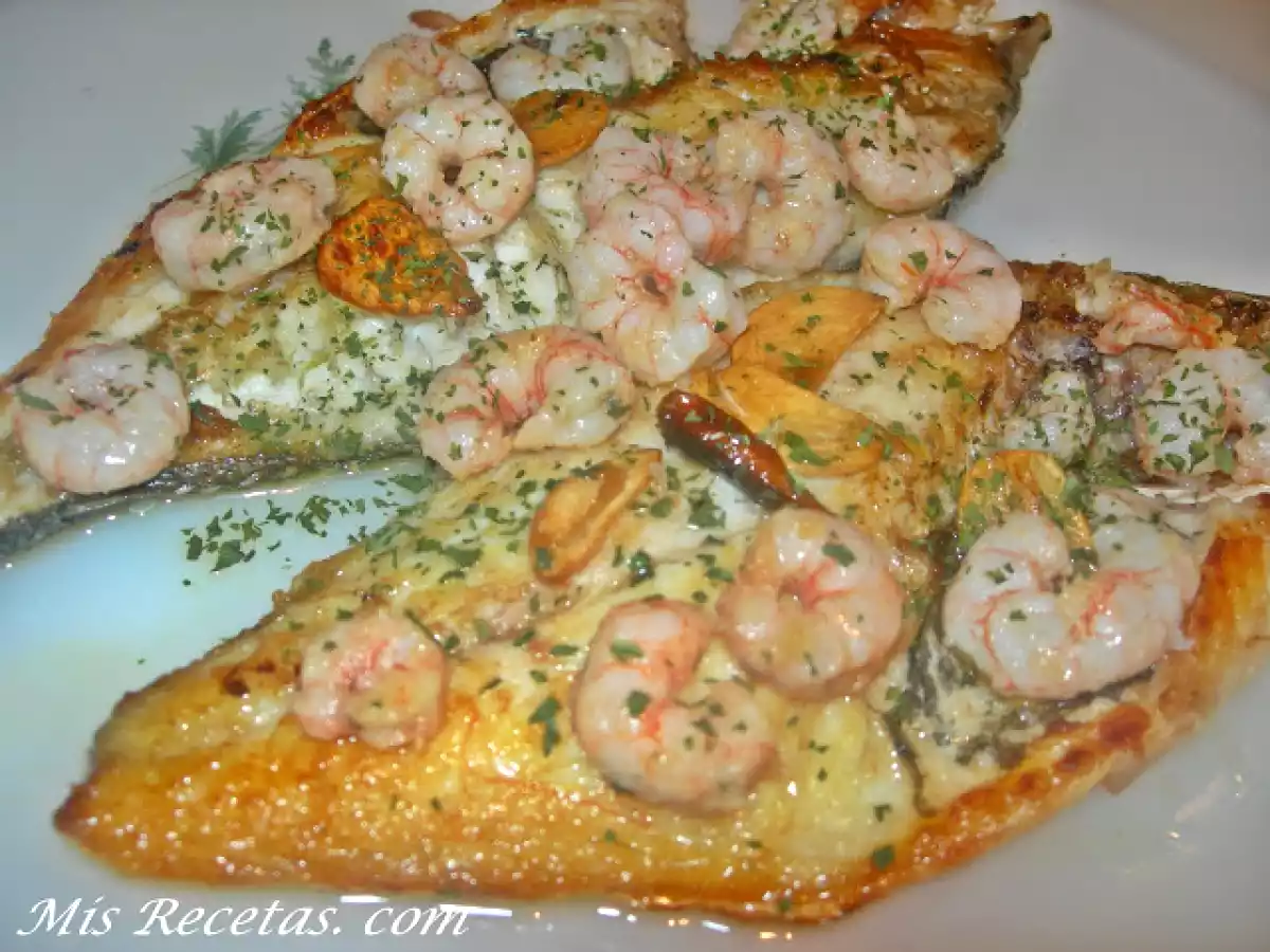 Doradas a la espalda con gambas - foto 2