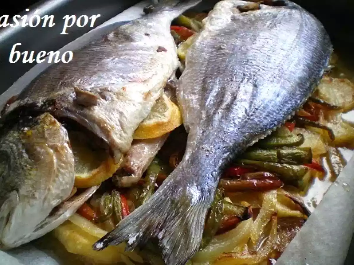 Doradas al horno con guarnición - foto 3