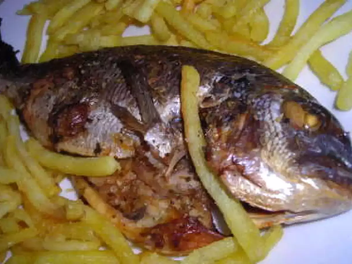 Doradas al limón cocinadas al horno