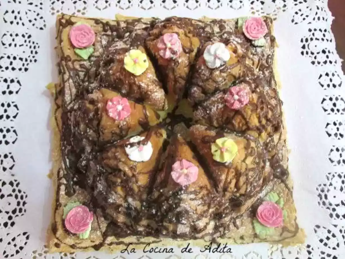 Dos bizcochos en uno, de fécula de patatas