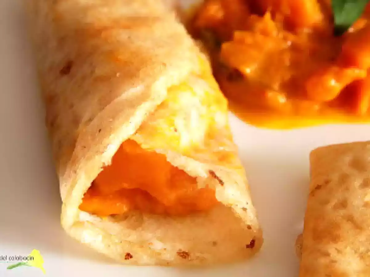 Dosas sin gluten de calabaza