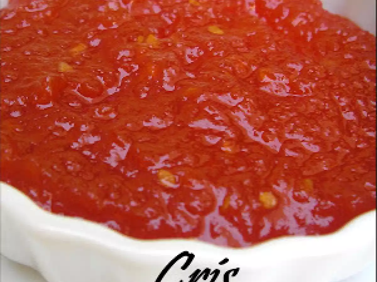 Dulce de tomate (thermomix)