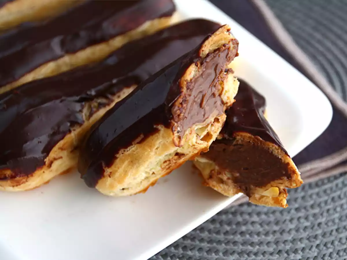 Eclairs de chocolate caseros, explicados paso a paso - foto 4