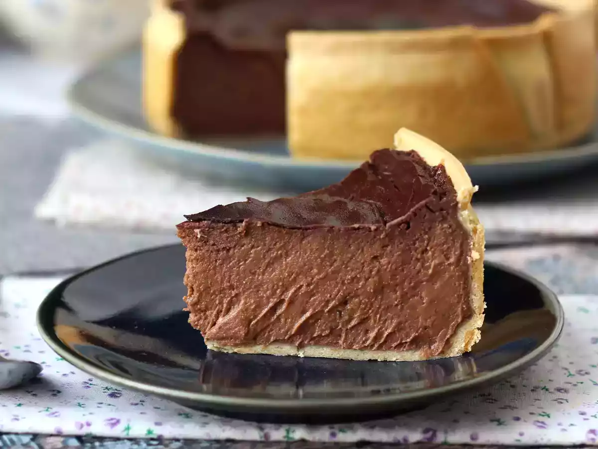 El flan de chocolate que te transportará a tu infancia