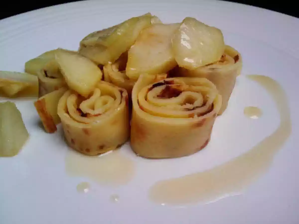 El inventor33: crepes con fruta caramelizada