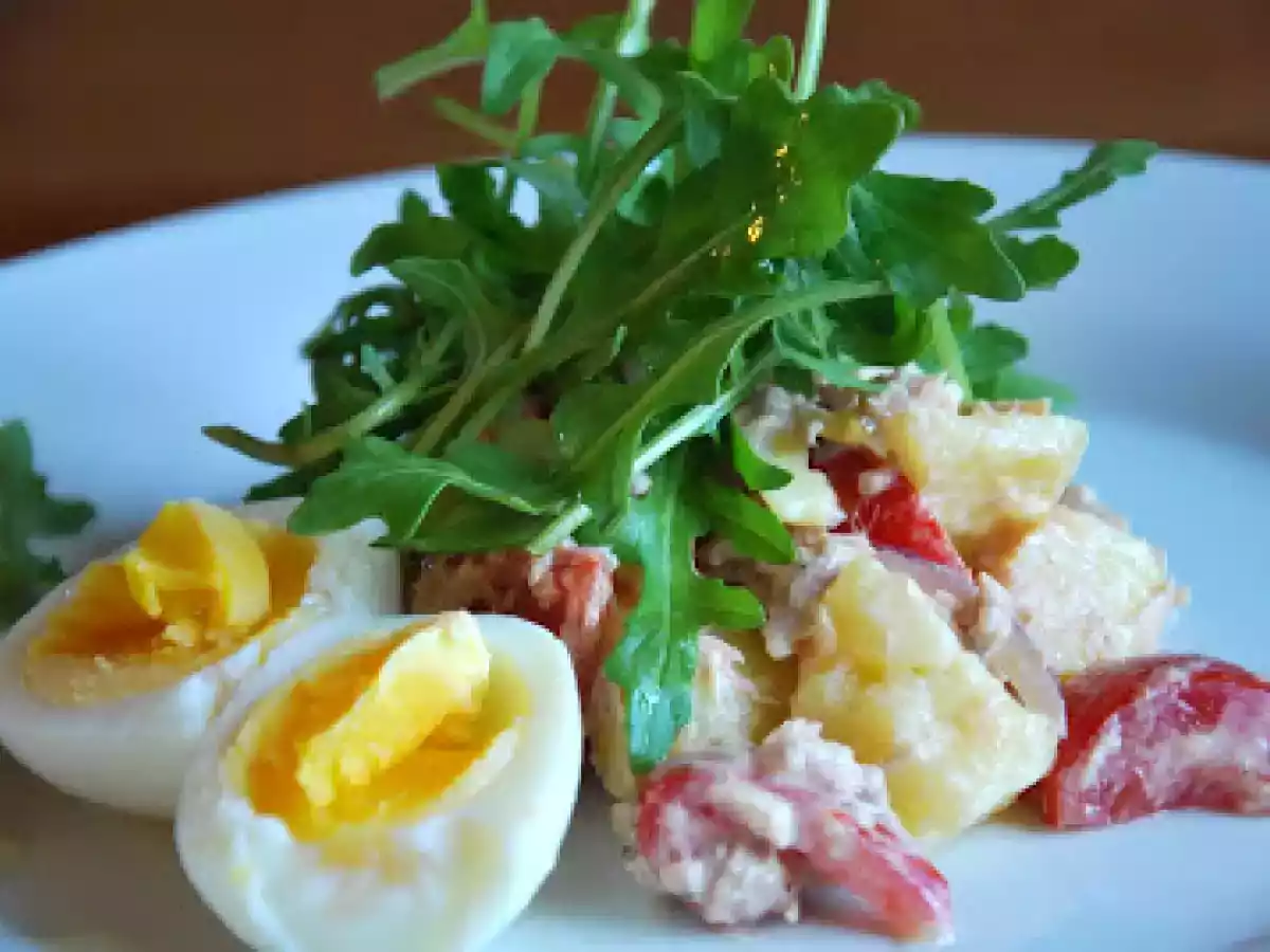 El inventor57: ensalada de patata y rúcula