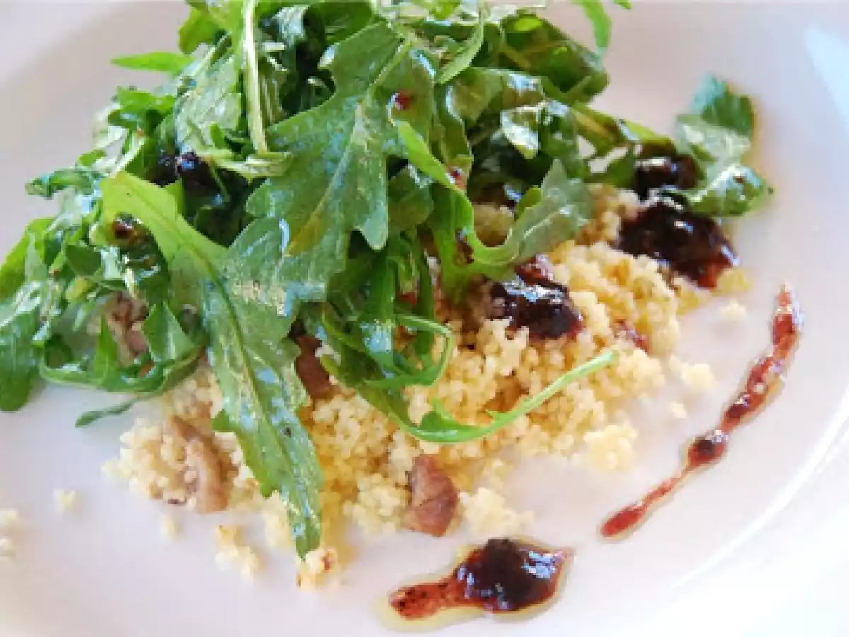 El inventor6: ensalada de cuscús y rúcola