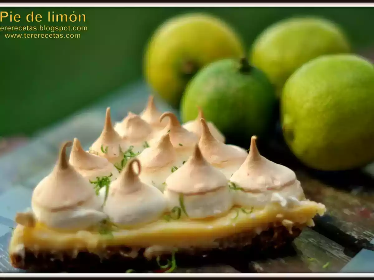 El mejor pie de limón o lima. - foto 2