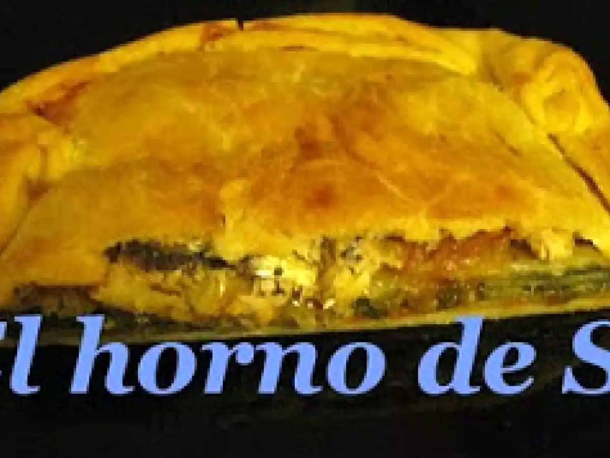 Empanada de acelgas y sardinas en escabeche