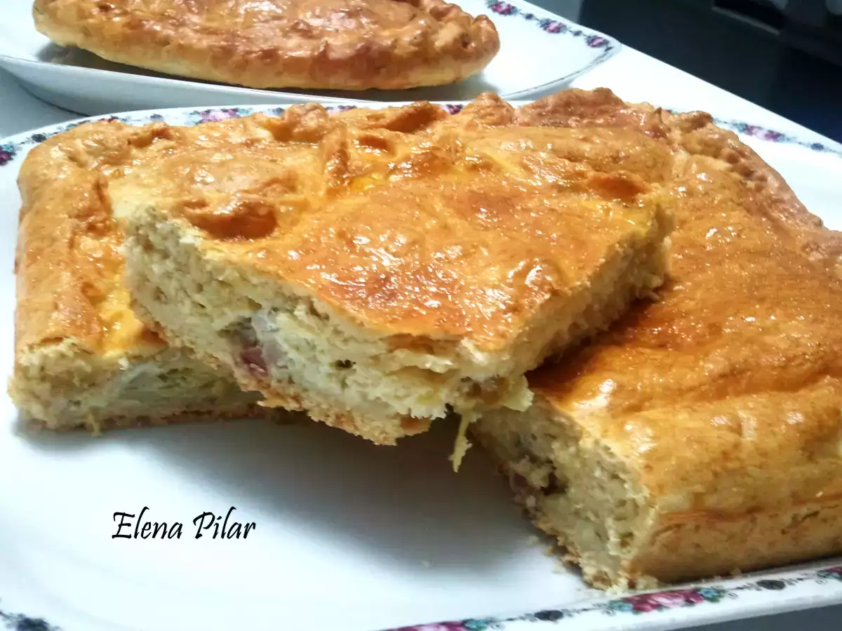 Empanada de Alcachofas y Bacon (Thermomix)