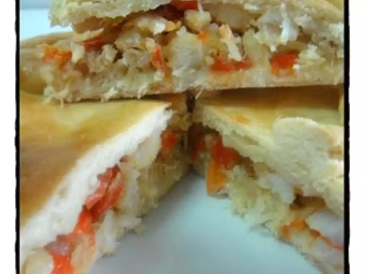 Empanada de bacalao y pimiento - foto 2