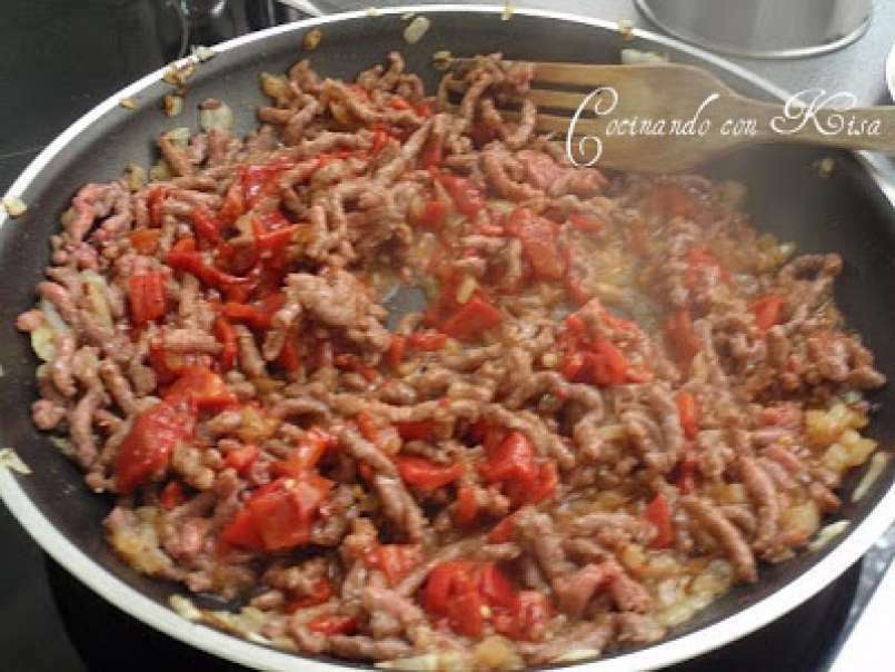 Empanada de carne y pimientos de piquillo (kitchenAid y horno tradicional), foto 7