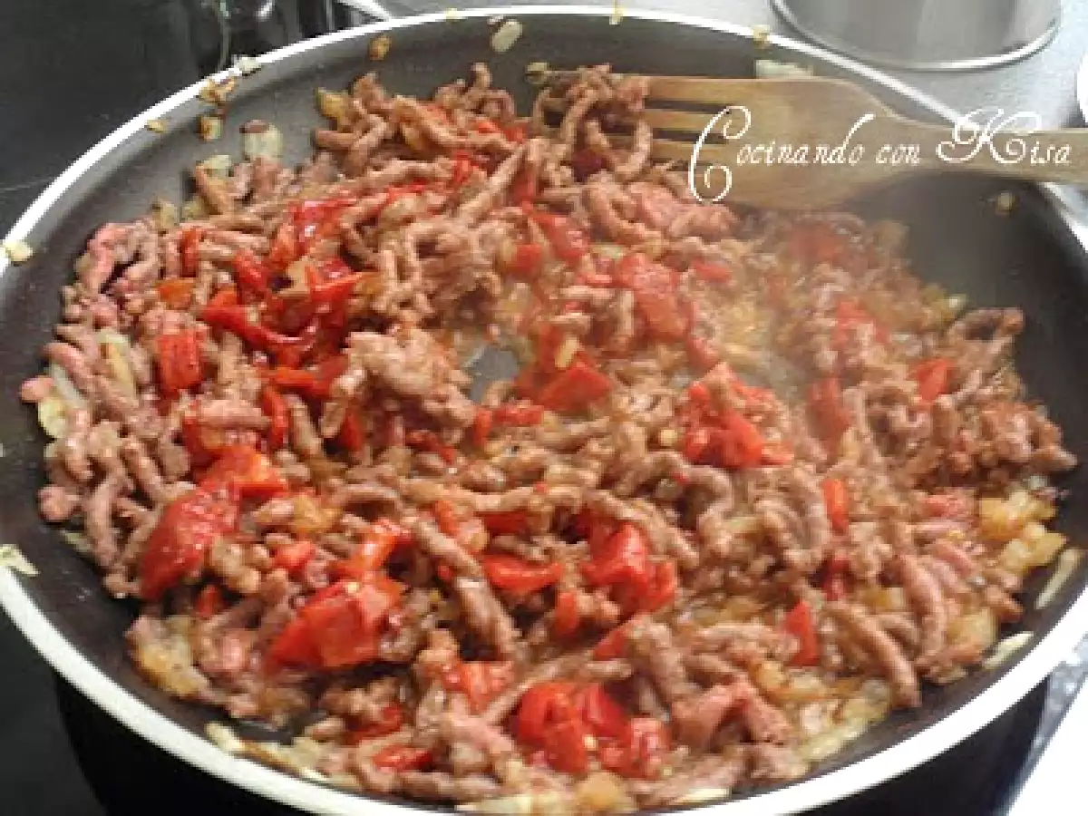 Empanada de carne y pimientos de piquillo (kitchenAid y horno tradicional) - foto 7