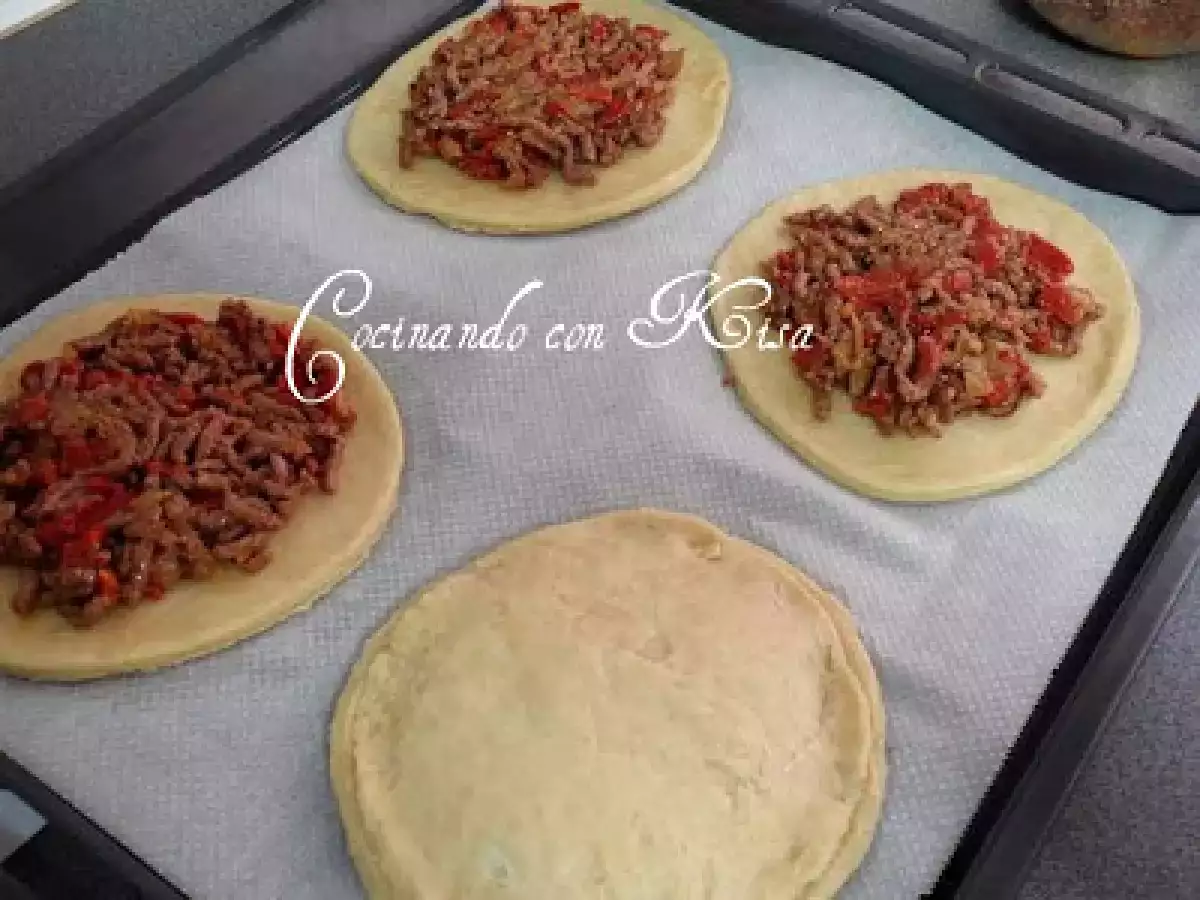 Empanada de carne y pimientos de piquillo (kitchenAid y horno tradicional) - foto 8