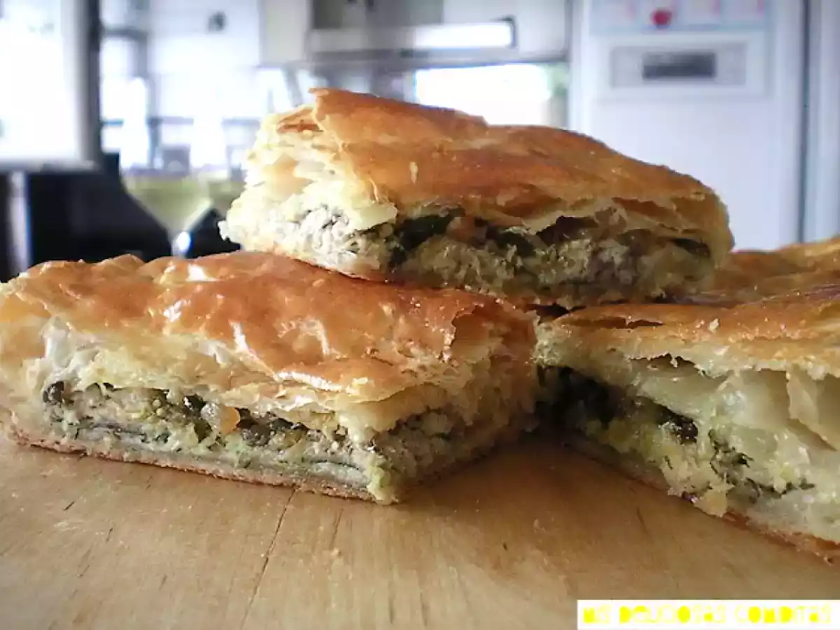 Empanada de hojaldre de sardinas