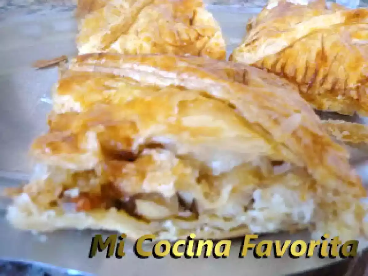 Empanada de hojaldre de Zamburiñas