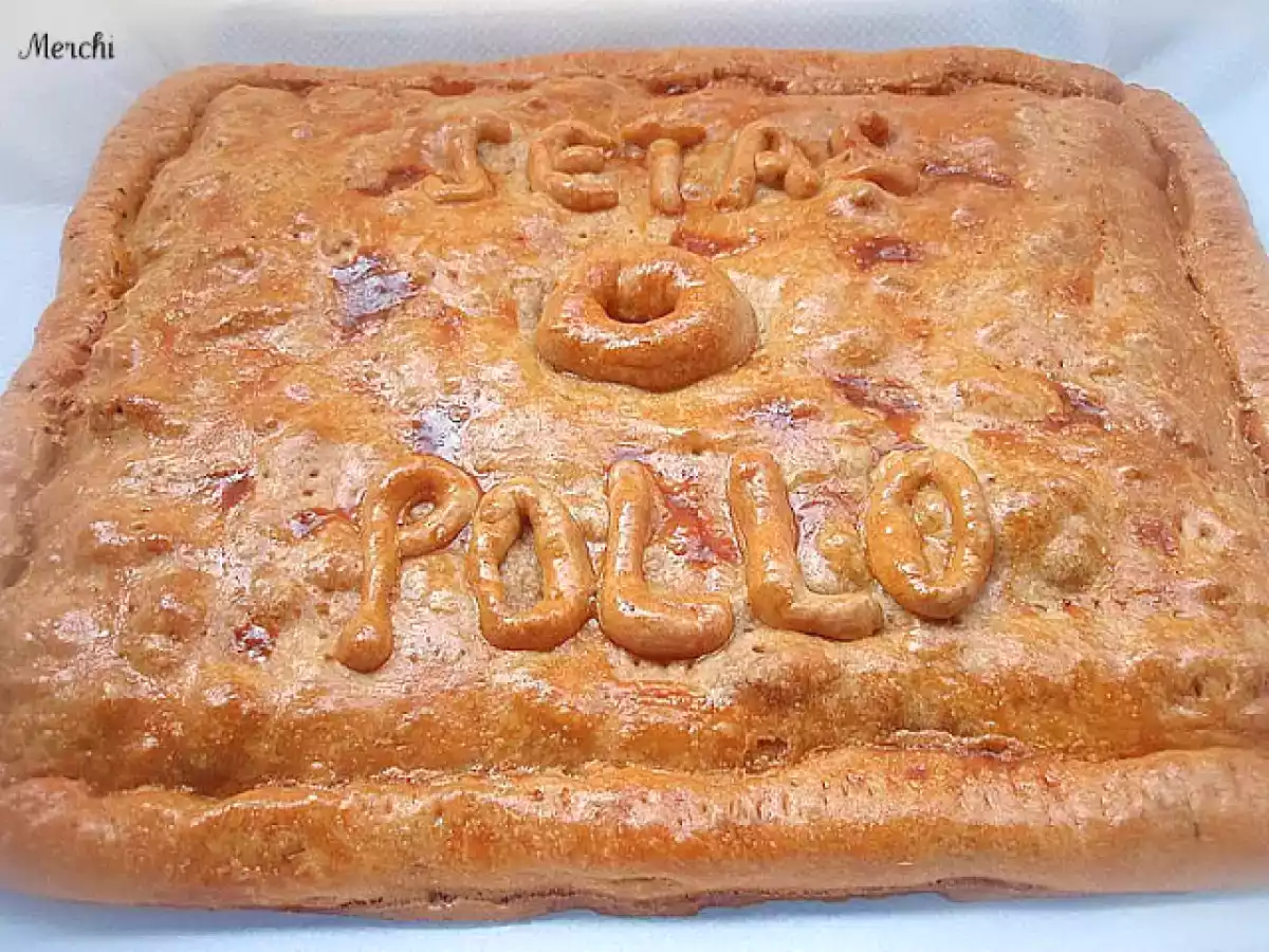 Empanada de pollo con setas