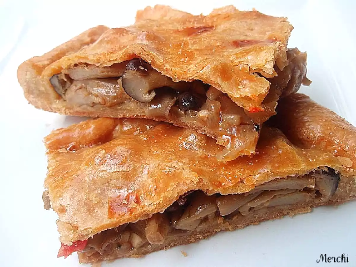 Empanada de pollo con setas - foto 5