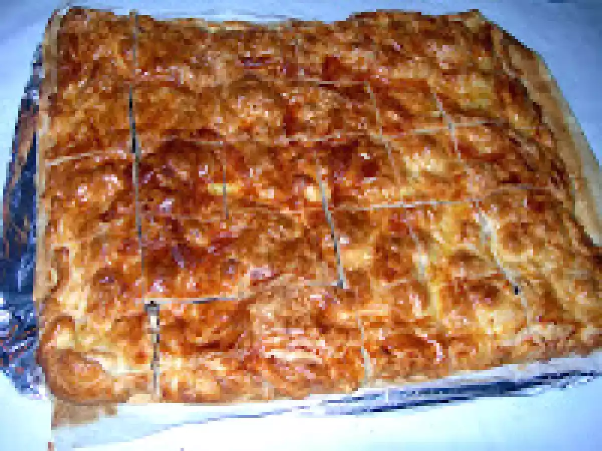 Empanada de queso de cabra, bacón y dátiles. Paso a paso