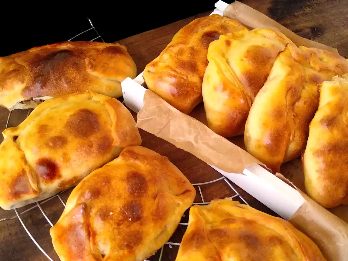 Empanadillas chilenas, versión con carne picada {en panificadora y horneadas} - foto 3