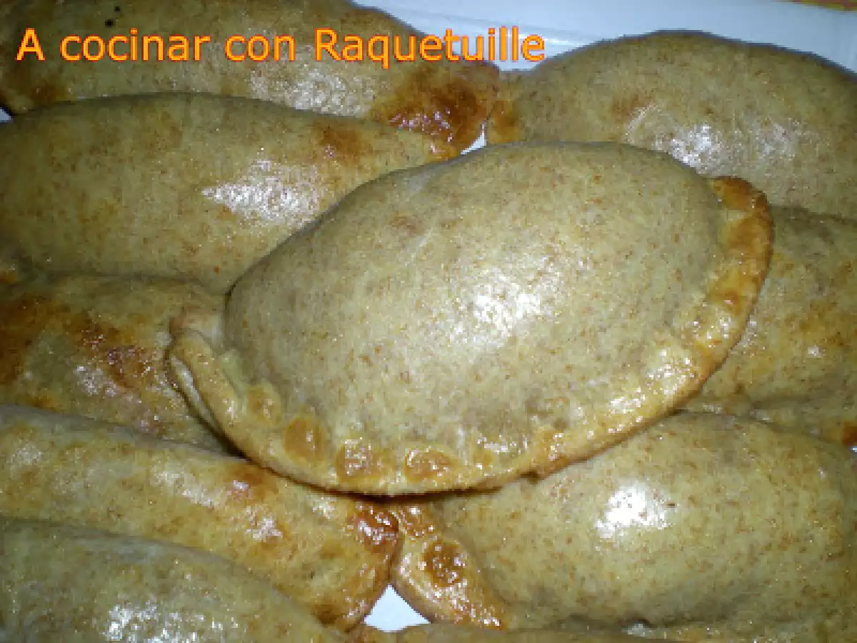 Empanadillas integrales de salmón y champiñones - foto 2