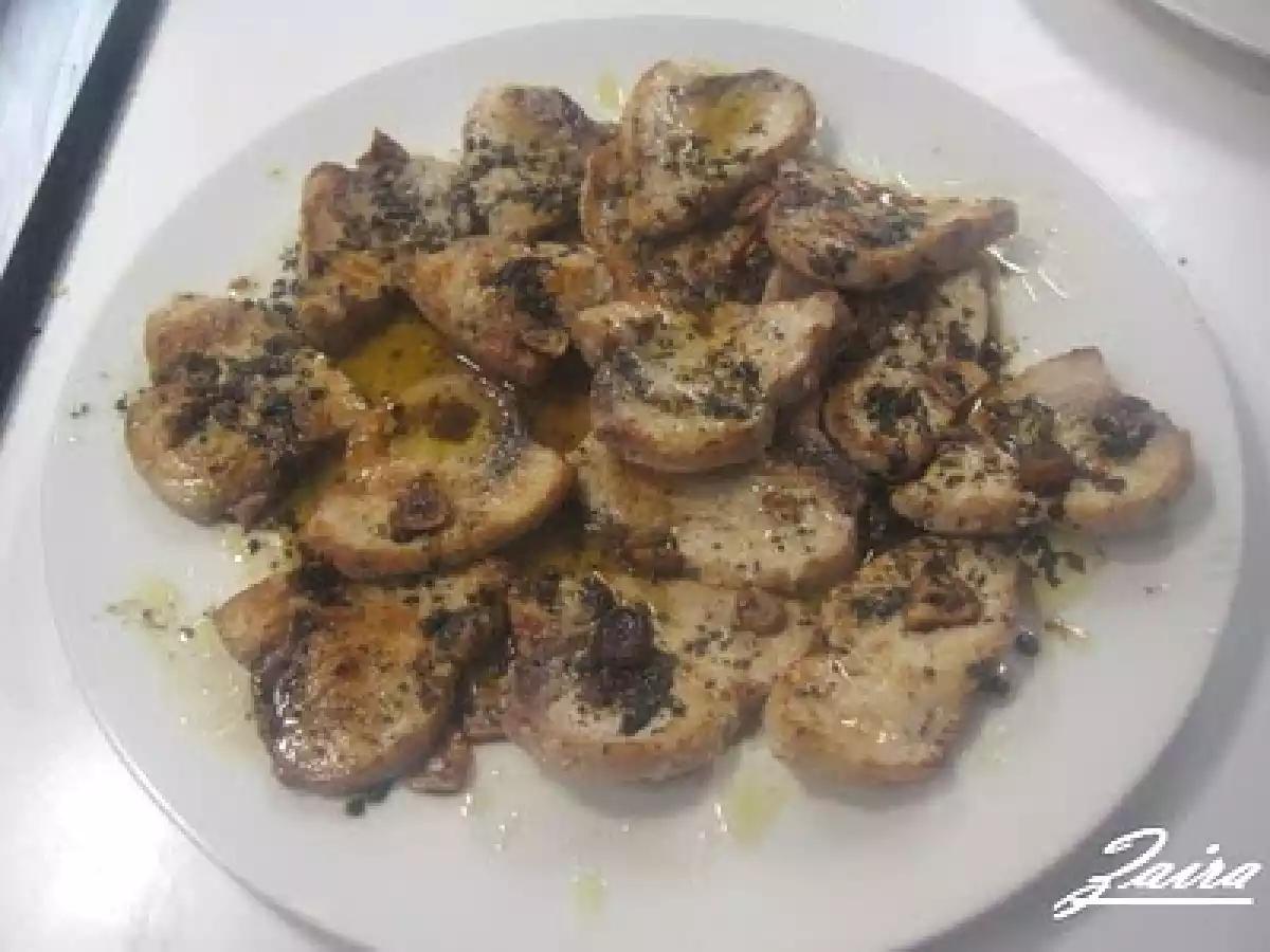 Emperador a la plancha con vinagre de Módena