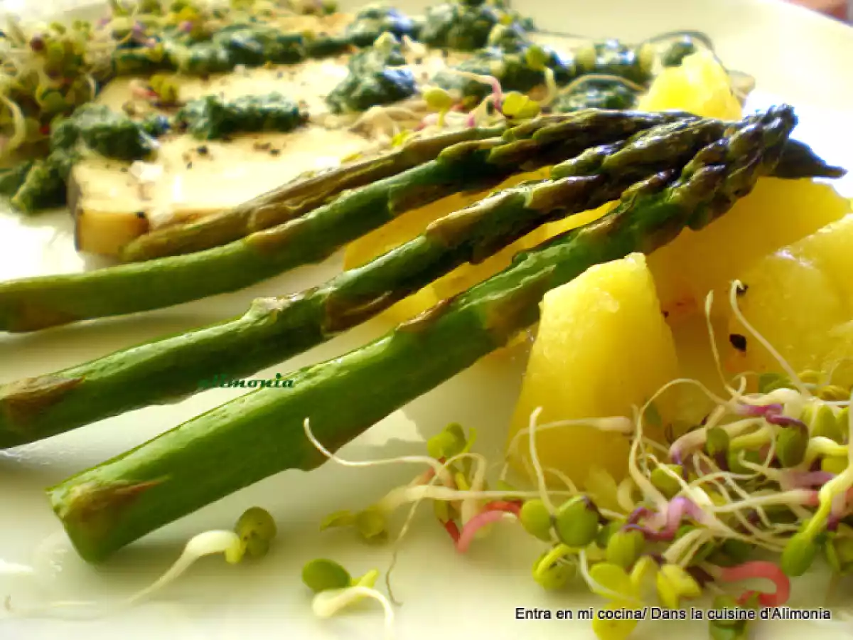 Emperador con mantequilla de perejil / Espadon au beurre de persil - foto 2